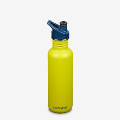 Nerezová lahev Klean Kanteen Classic w/Sport Cap - green apple 800 ml