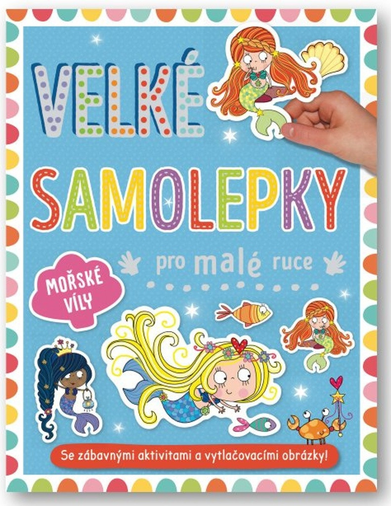 Velké samolepky pro malé ruce - Mořské víly