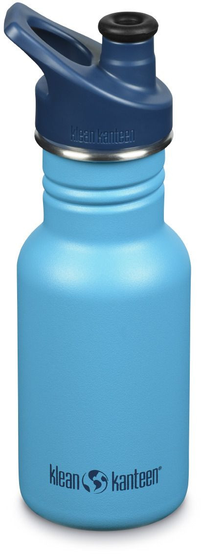 Dětská nerezová termolahev Klean Kanteen Narrow w/Kid Sport Cap – modrá 355 ml