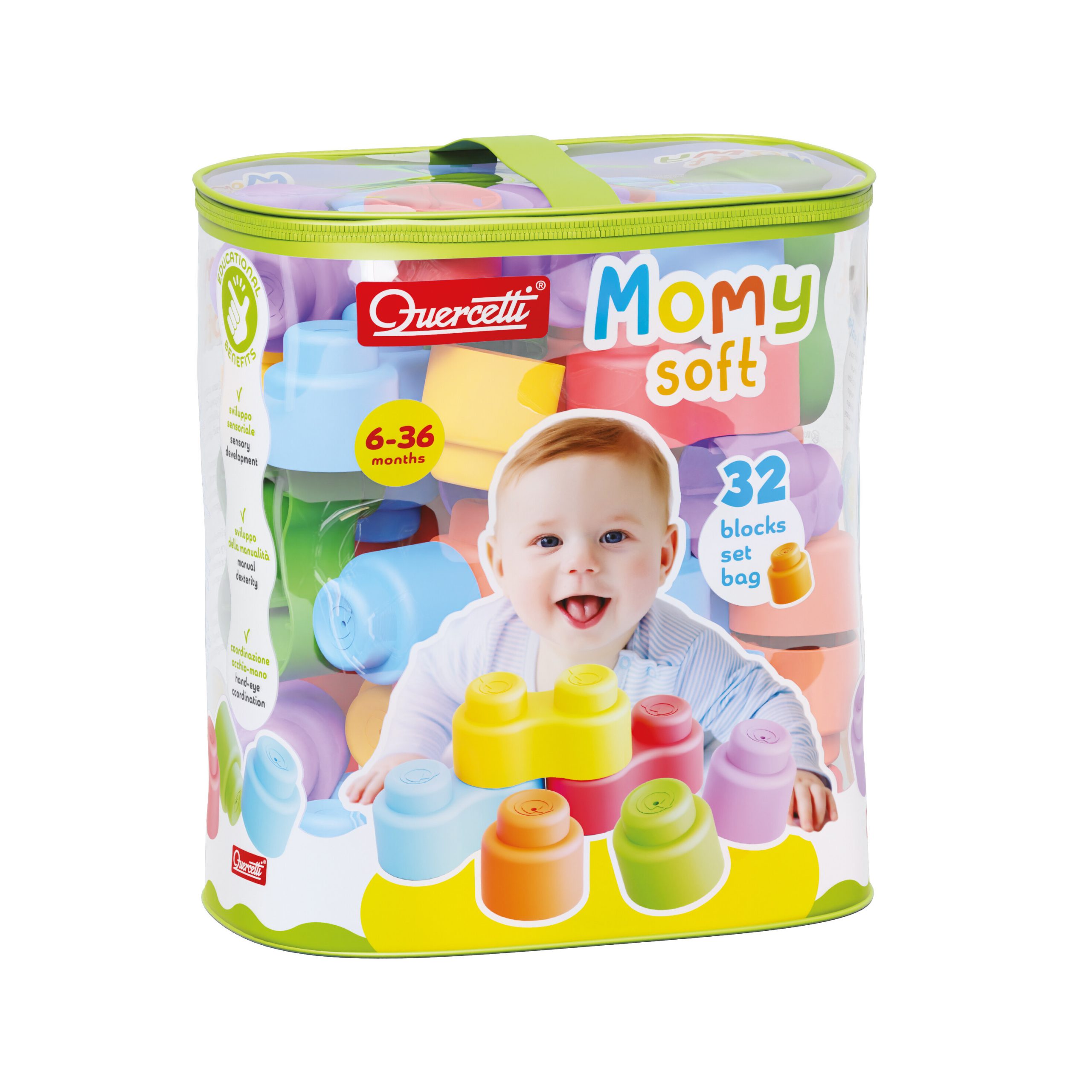 Momy Soft Bag - měkké kostky v tašce se zipem