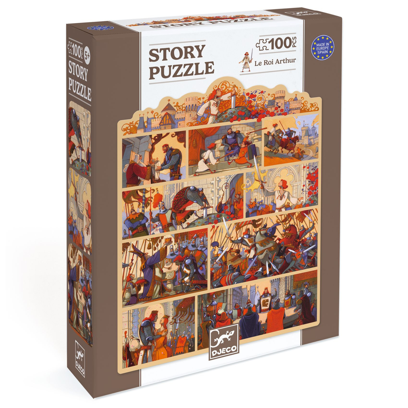 Pohádkové puzzle - Král Artuš - 100 ks